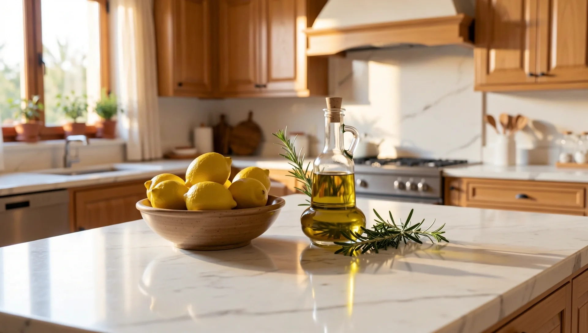 Ambiente de cocina serena